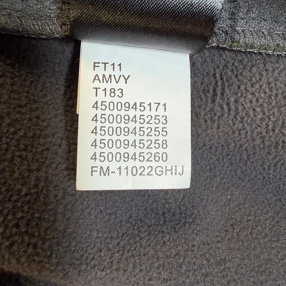 The North Face Mens Apex Bionic Softshell Jacket Green Gray Full Zip Medium #H